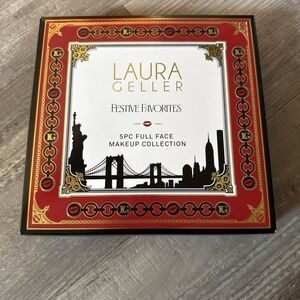 Laura Geller Festive Favorites 5pc Full Face Makeup Collection TAN    NEW IN BOX